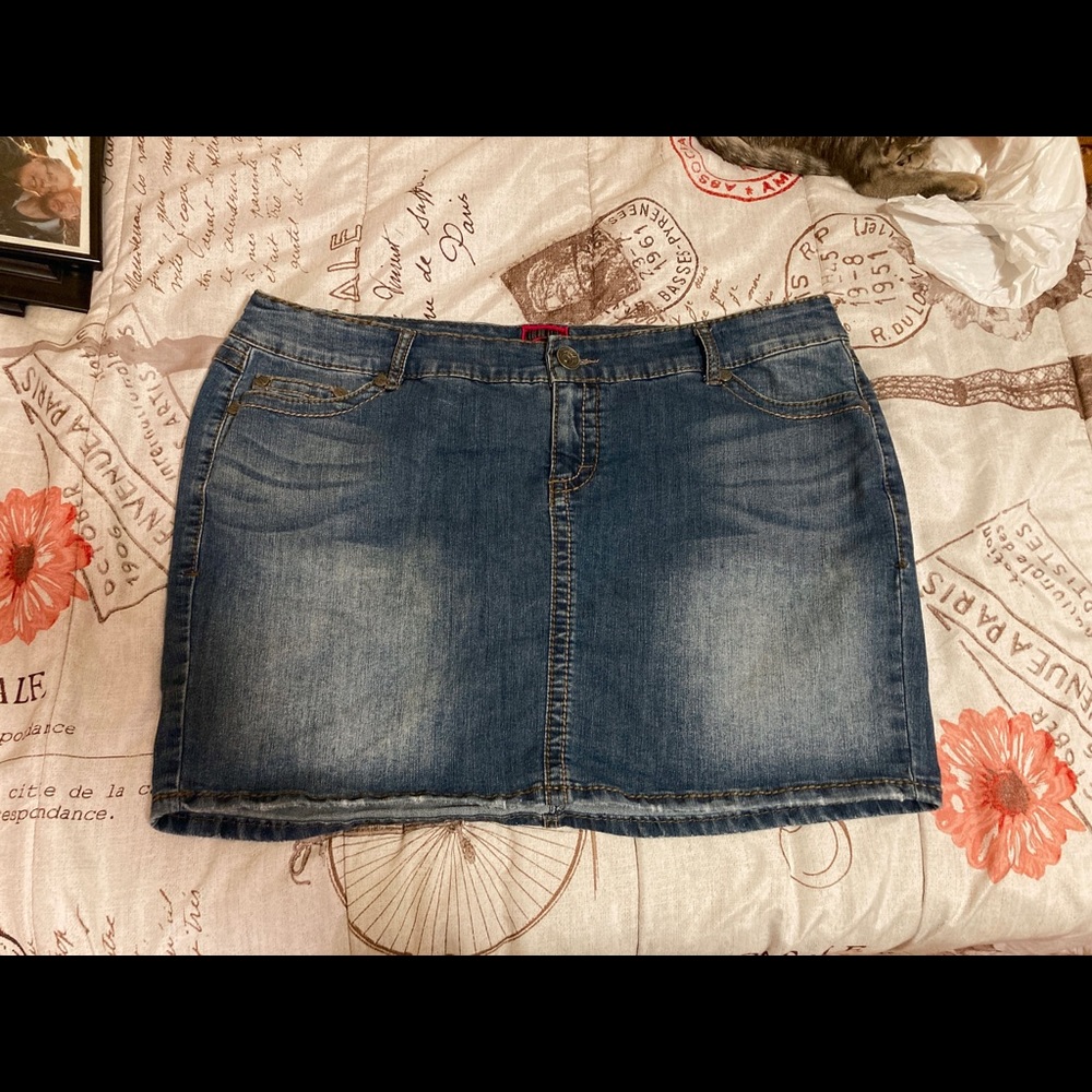 Torrid jean skirt